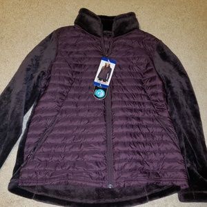 NWT 32 degrees full zip fleece jacket size large